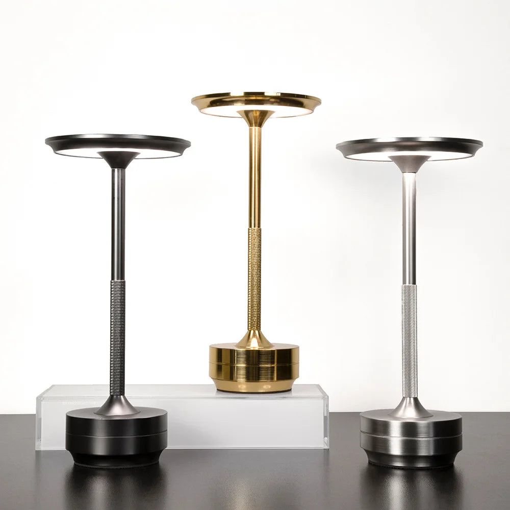 Modern Dimmable Metal Table Lamp