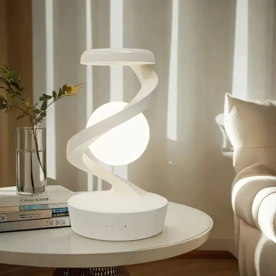 3D Levitating Ball Lamp with Wireless Charging