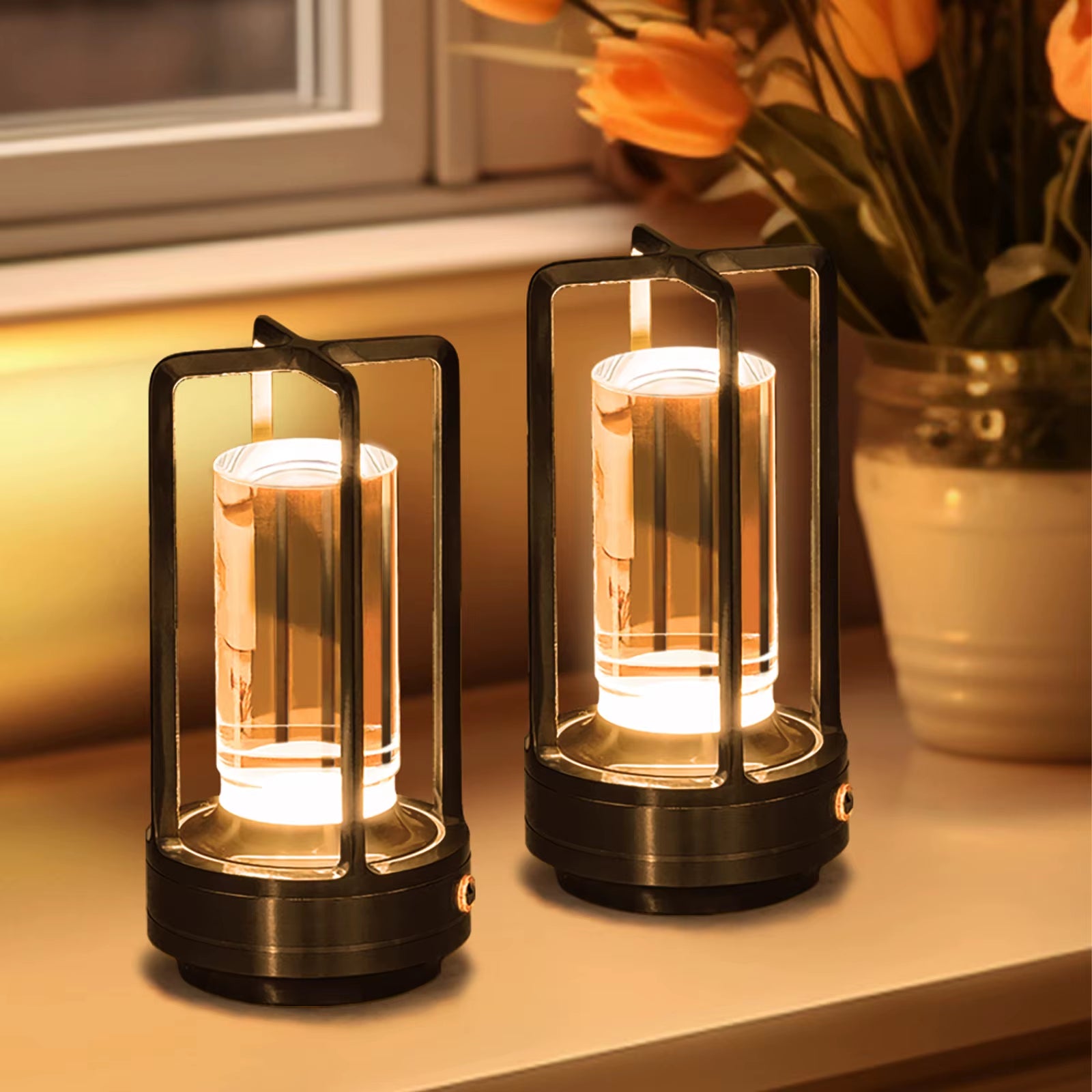 LED Crystal Lantern Lamp