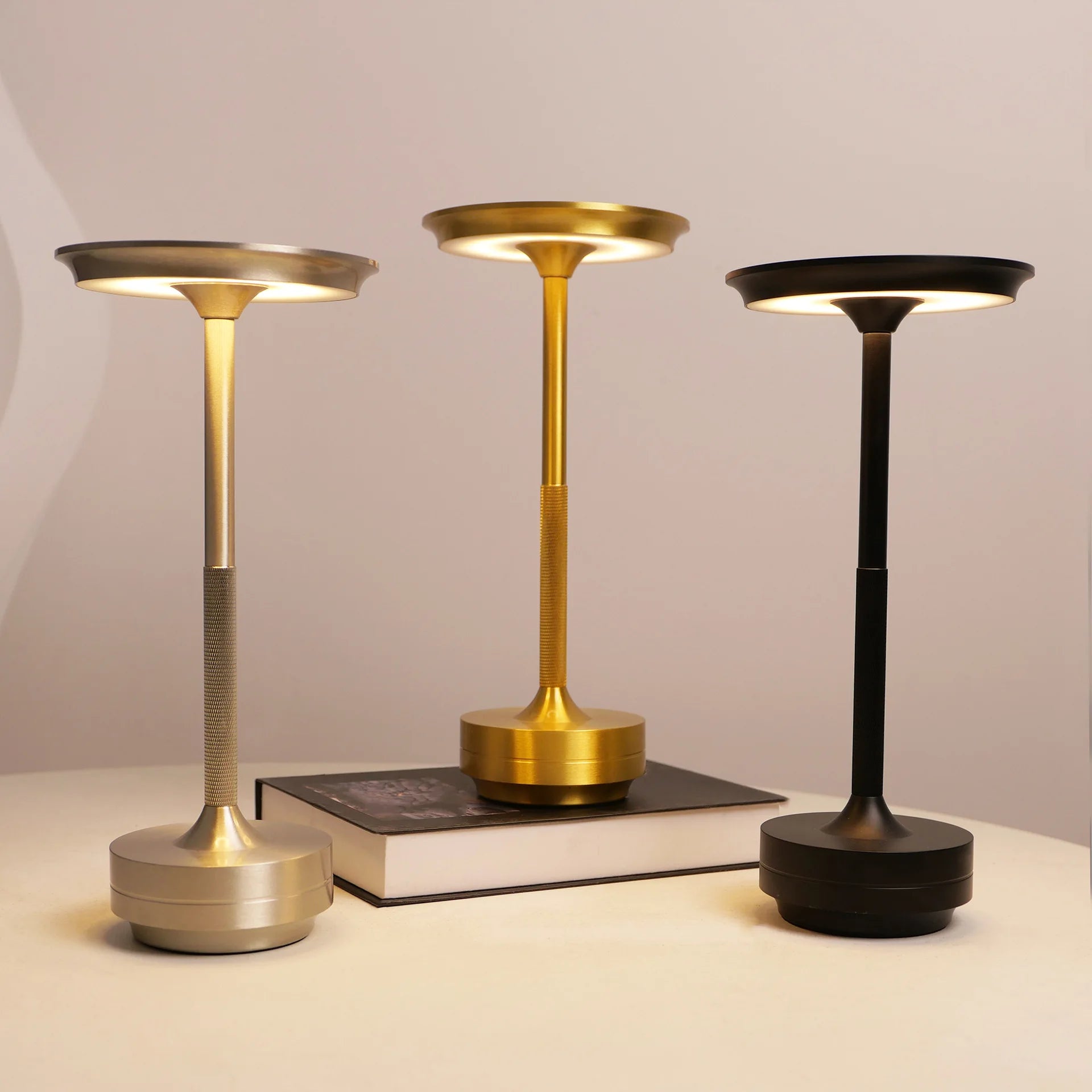 Modern Dimmable Metal Table Lamp