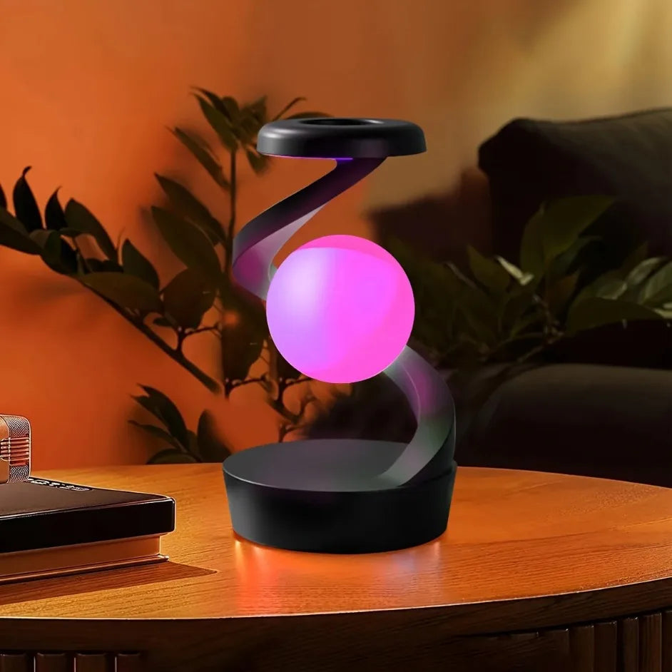 3D Levitating Ball Lamp with Wireless Charging