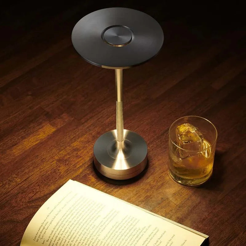 Modern Dimmable Metal Table Lamp