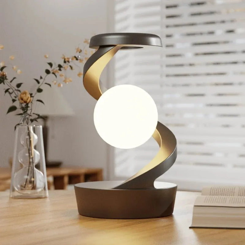 3D Levitating Ball Lamp with Wireless Charging